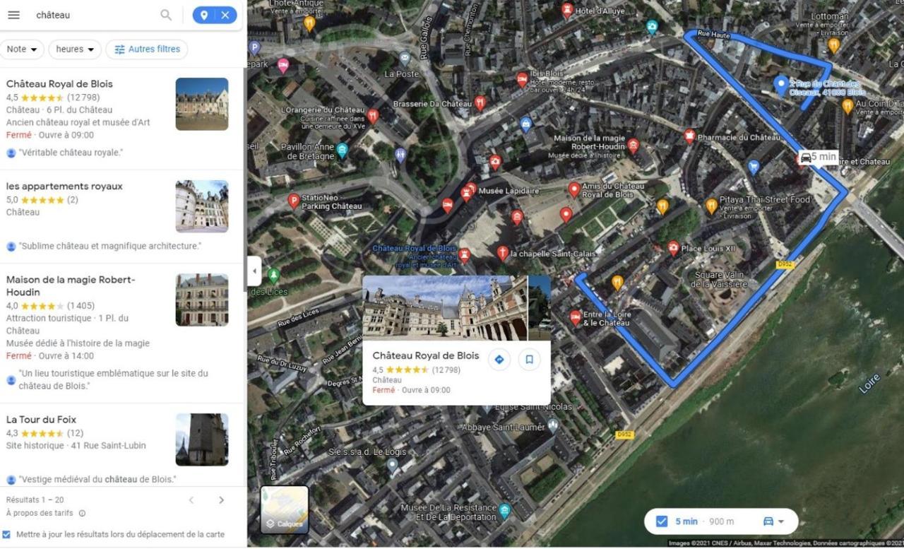 Appart Cosy Hypercentre Blois 5Mn Chateau Parking Voiture Velos المظهر الخارجي الصورة